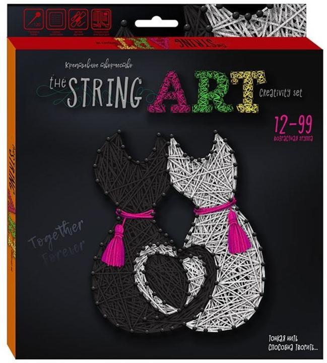 Набор креативного тв-ва STRING ART Кошки