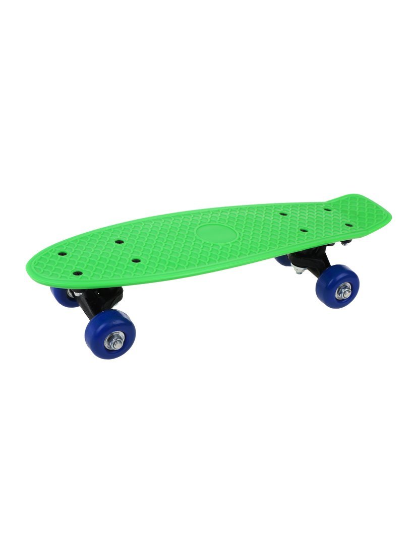 Скейтборд пластик 41 см, колеса PVC, крепления пластик, зелёный