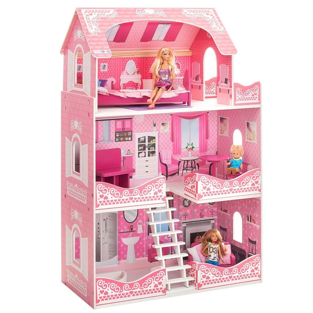 Кукольный домик Розет Шери, для кукол до 30 см (7 предметов мебели и интерьера)