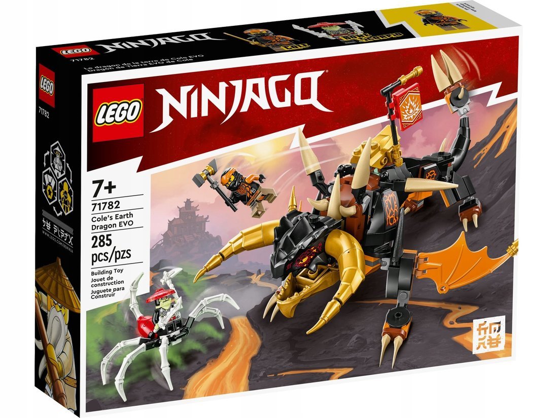 Констр-р LEGO Ninjago Земляной дракон Коула