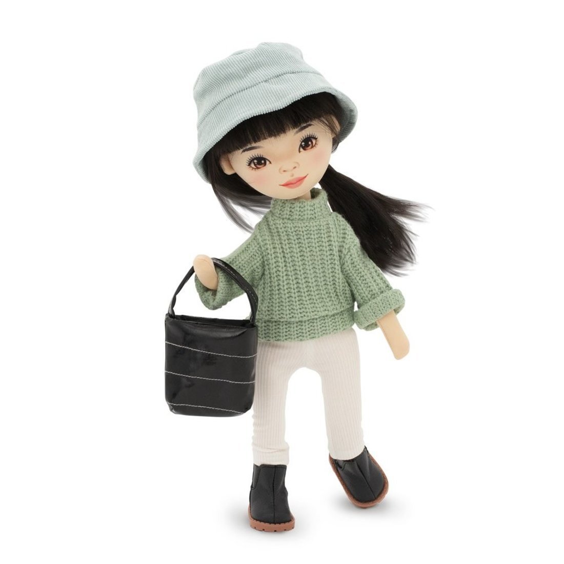 Кукла Lilu в зеленом свитере 32 см