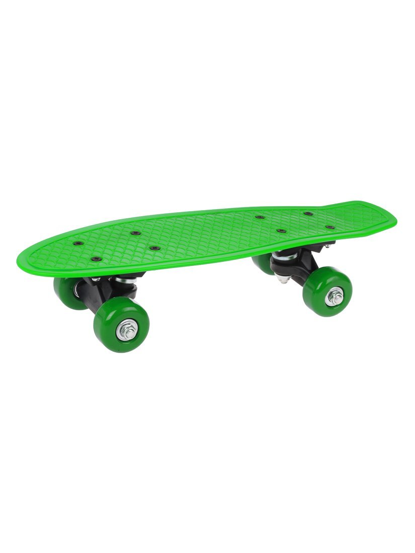 Скейтборд-пенниборд пластик 43 см., колеса PVC, крепления пластик, зелёный