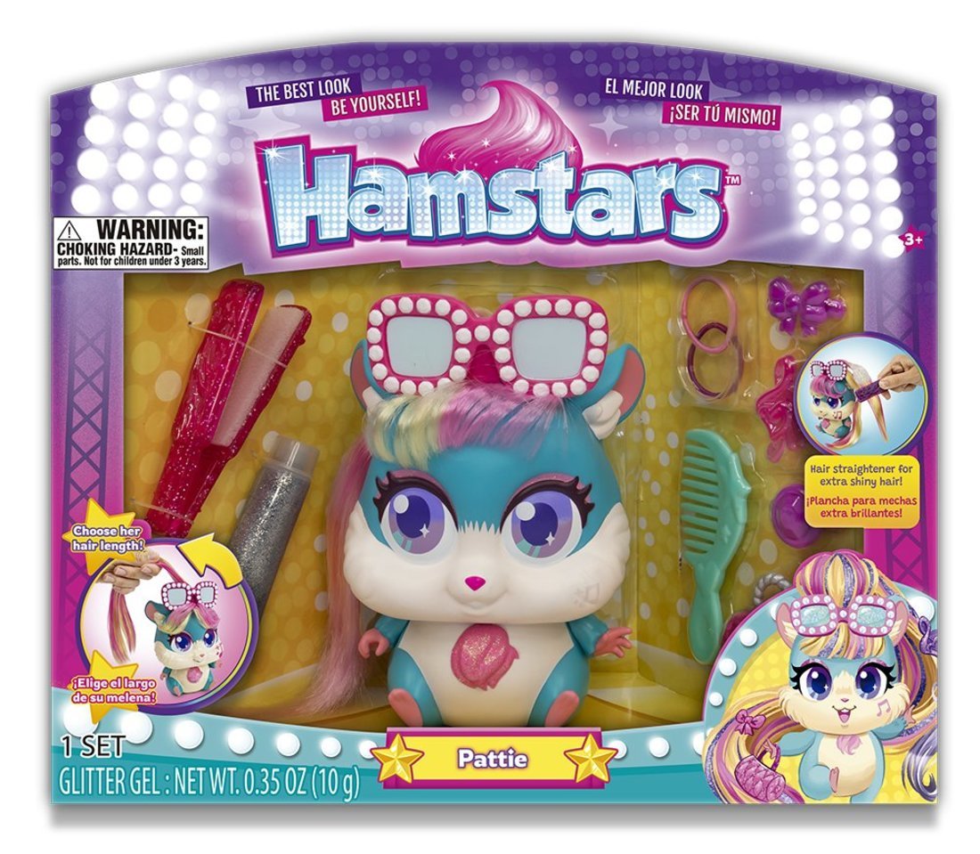 Игровой набор ХомаStars, хомячок Патти с растущими волосами.