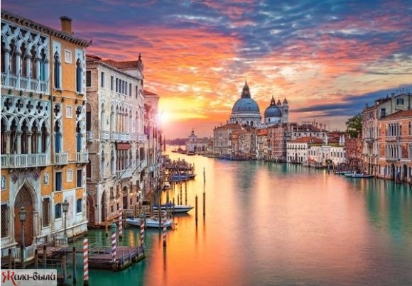 Пазлы 500 Венеция на закате - изображение 2