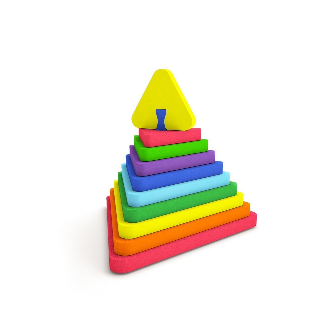 Пирамидка из ЭВА Треугольник в ассортименте