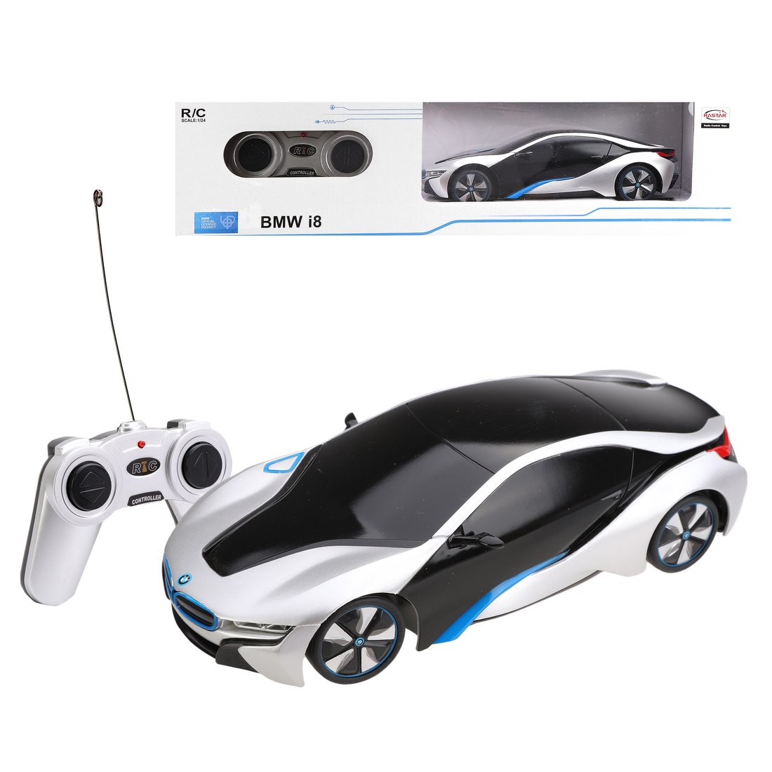 Машина р/у 1:24 BMW I8