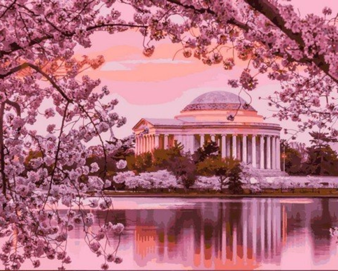 Картина по номерам Мемориал в Вашингтоне