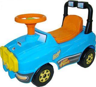 Машина-каталка Джип с гудком (голубой) - изображение 1