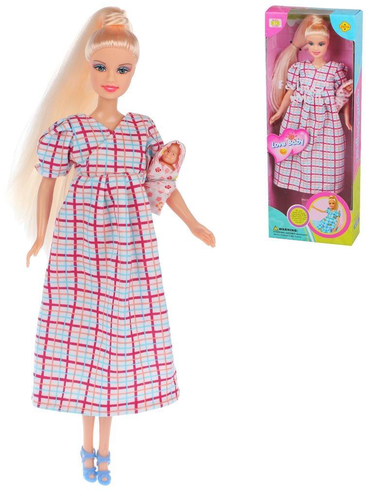 Кукла Defa Lucy. Игровой набор Defa Luсy "Маленькая мама" 3 куклы в комплекте