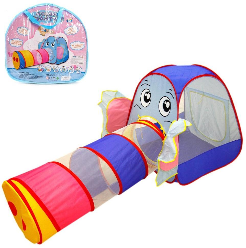 Игрушка, вмещающая в себя ребенка: Палатка с туннелем