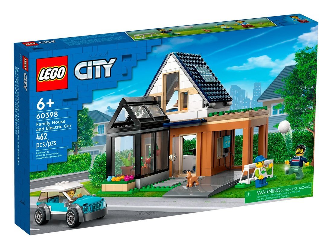 Констр-р LEGO CITY Семейный дом и электромобиль
