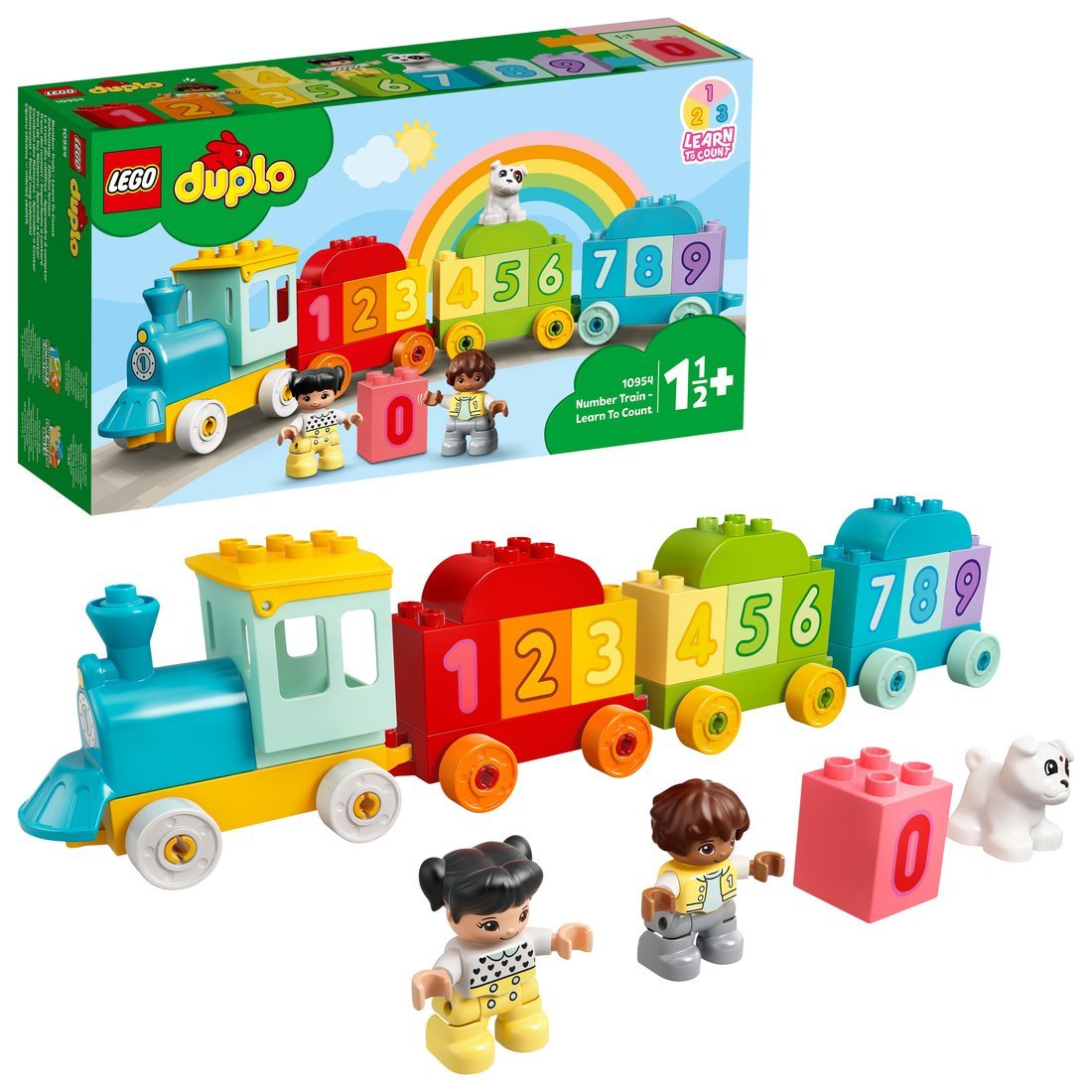 Конструктор LEGO Duplo Поезд с цифрами-учимся считать