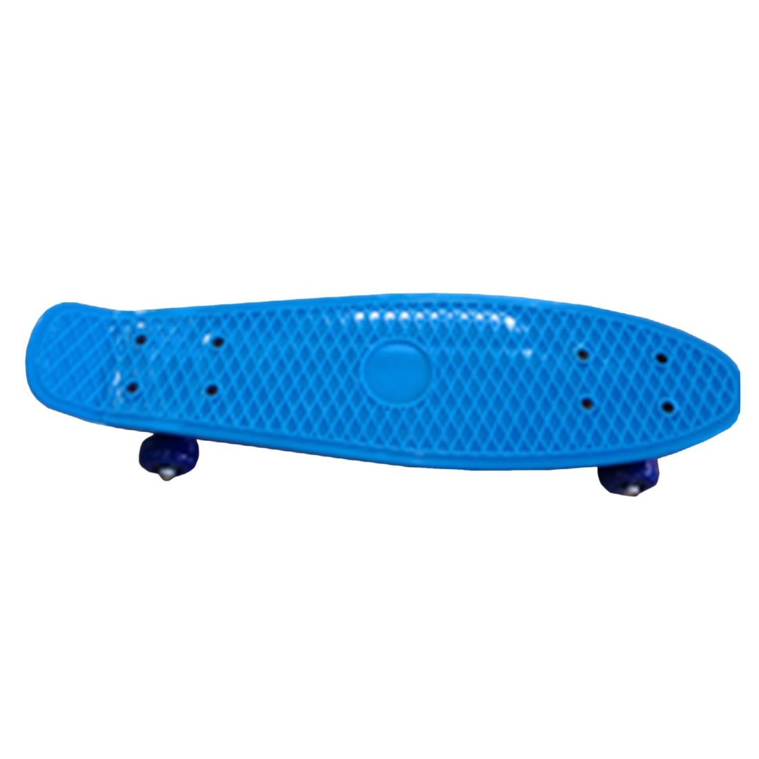 Скейтборд пласт. 55x15 см, PVC колеса без  света  с  пластмассовым  креплениям