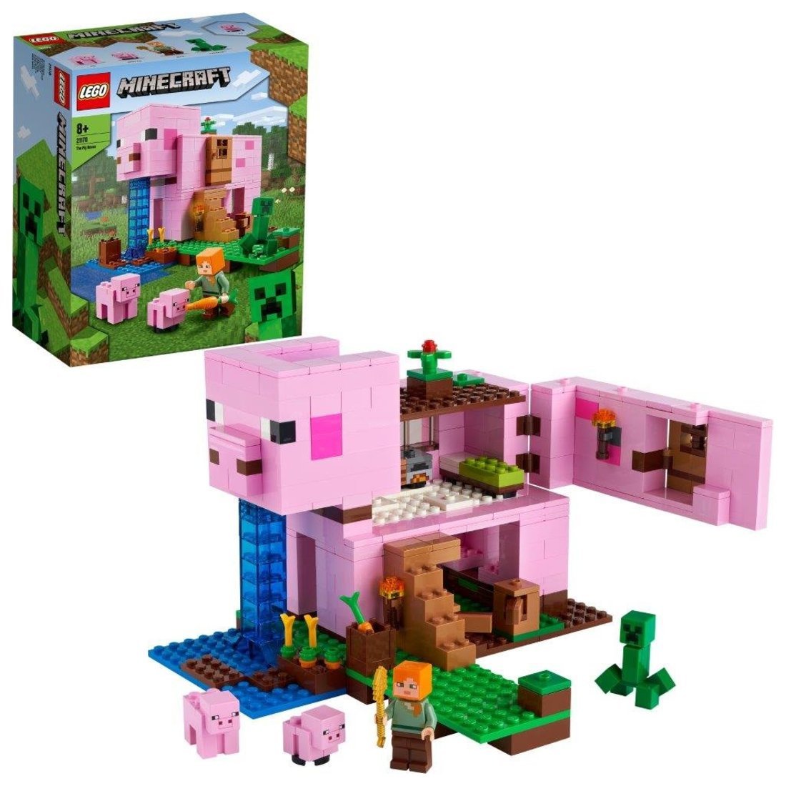 Конструктор LEGO Minecraft Дом-свинья