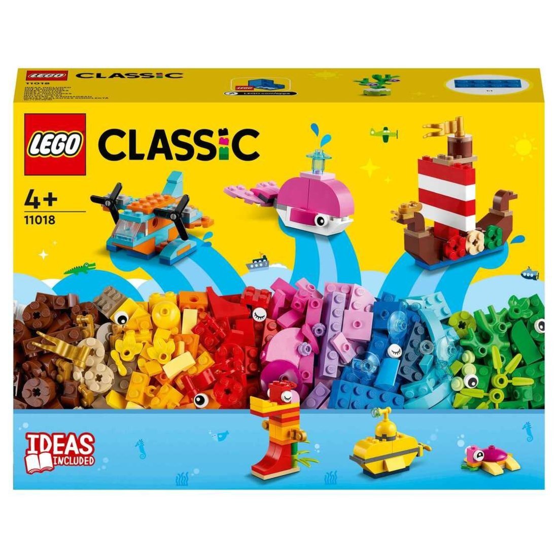 Констр-р LEGO Classic Творческое веселье в океане