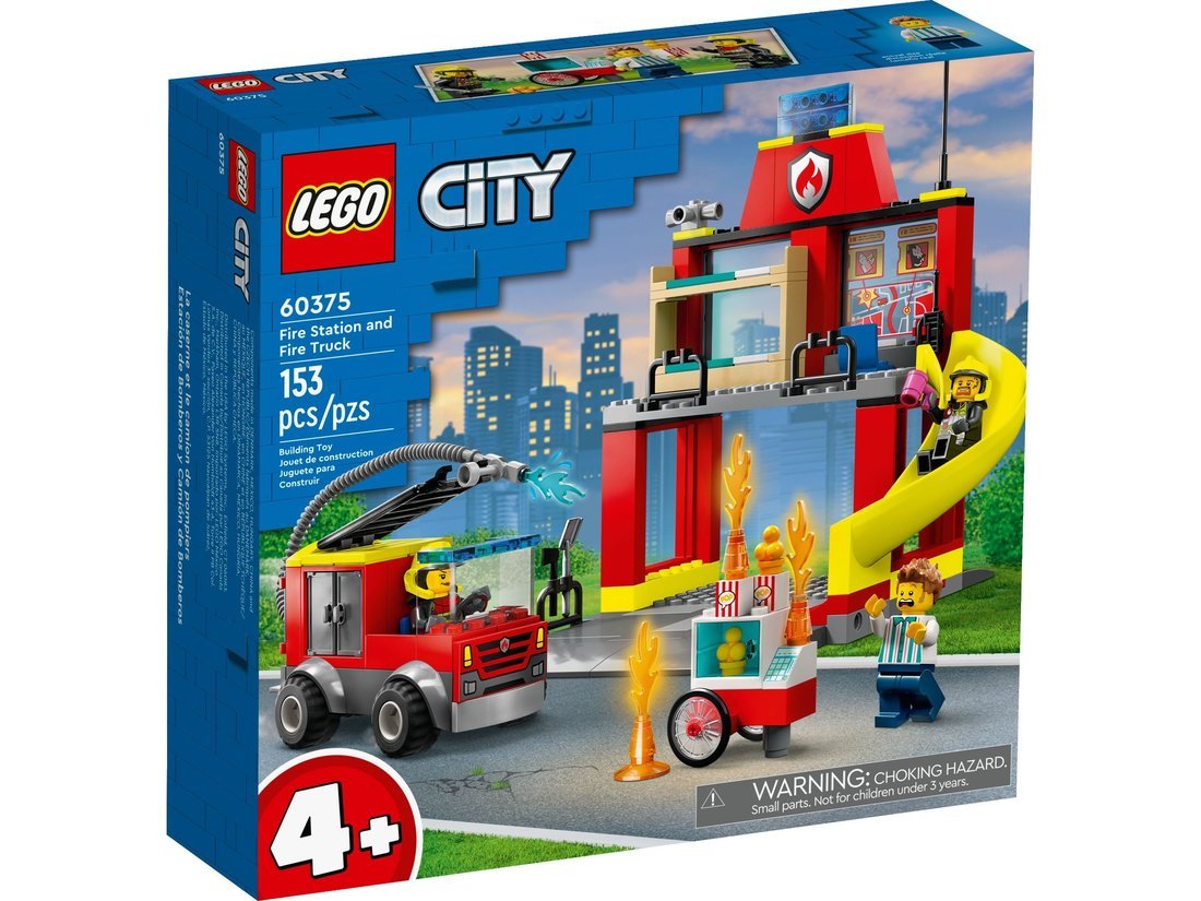 Констр-р LEGO CITY Пожарная часть и пожарная машина